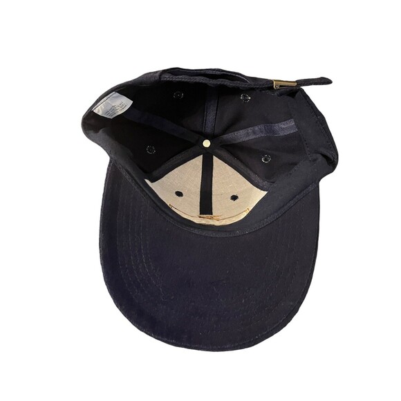 Martell Cognac Limited Edition Logo SnapBack Hat Cap Navy Blue MINT - Picture 3 of 4